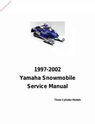 1997-2002 Yamaha Mountain Max 600,MM700,V-Max SX600,SX700,Venture VT600,VT700,V-Max VX600ER, VX600SX,VX700SX,VX700SXS,VX700XT, VX700XTC,VX700XTCD,VX700XTCP service manual Preview image 1