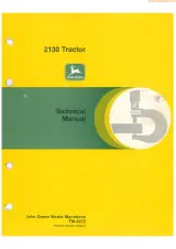 1973–1979 John Deere 2130 Tractor Technical Manual (P/N TM-4272) – preview page 1