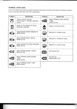 2001-2009 Suzuki DR-Z250 manual Preview image 3