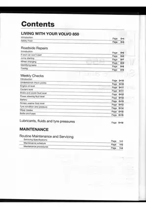 1992-1996 Volvo 850 manual Preview image 3