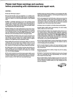 BMW E36 Series Repair Manual: Comprehensive Service Guide & Maintenance Procedures Preview image 3