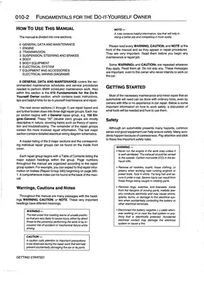 BMW E36 Series Repair Manual: Comprehensive Service Guide & Maintenance Procedures Preview image 5
