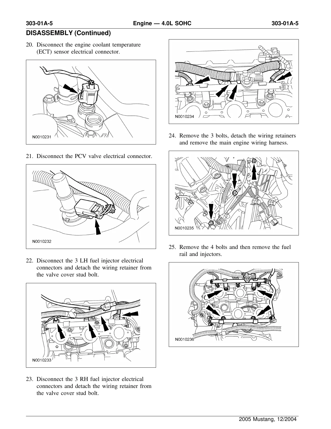 2005-2010 Ford Mustang service manual Preview image 5