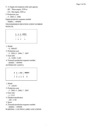 2006-2010 KIA Optima shop manual Preview image 3