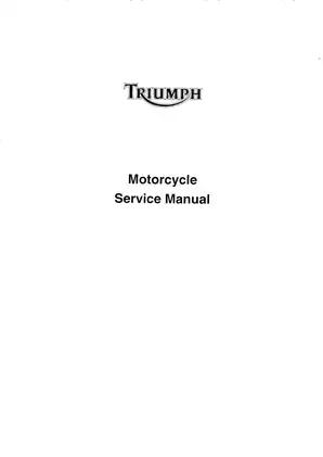 1991-2004 Triumph Trophy 900, Trophy 1200 repair manual Preview image 3