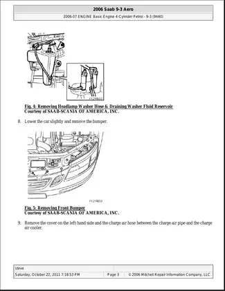 2003-2007 Saab 9-3 repair manual Preview image 4