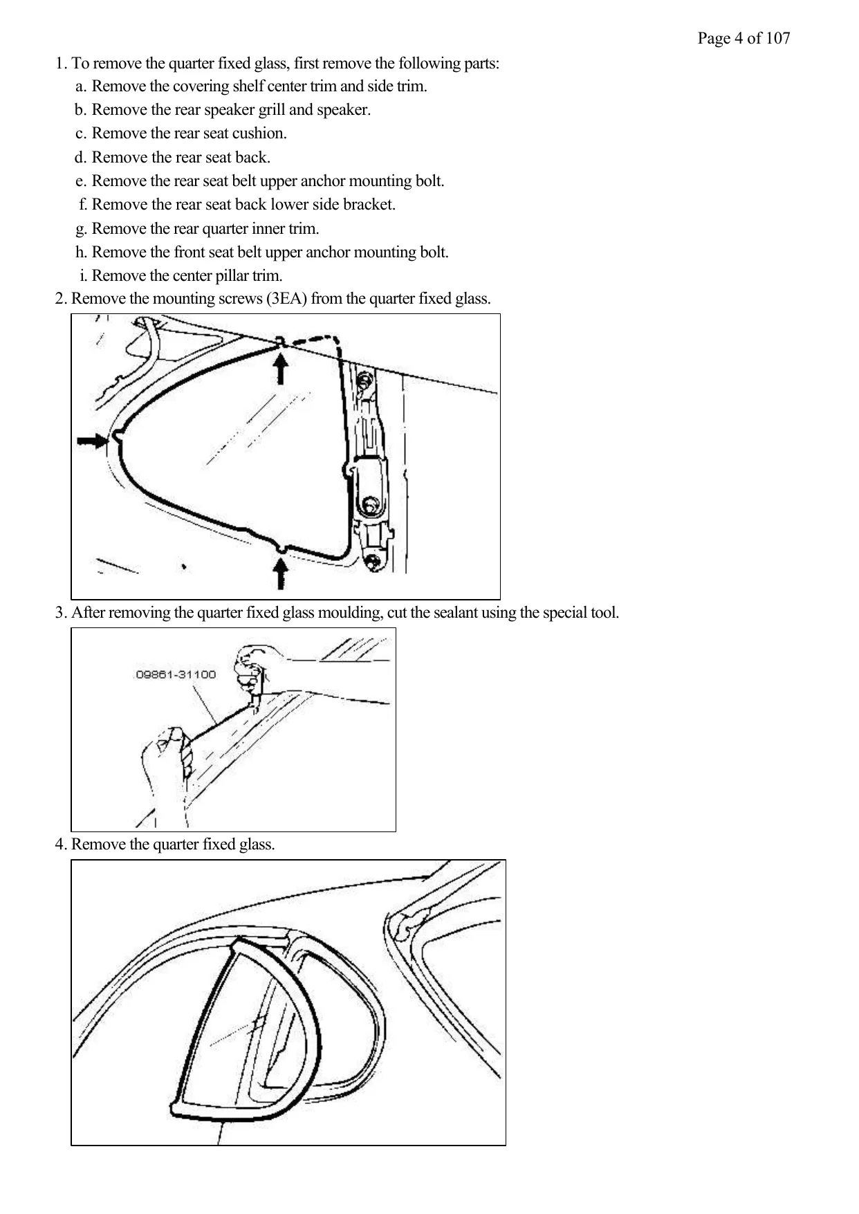 1997-2001 Hyundai Tiburon shop manual Preview image 4