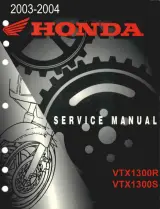 2003–2004 Honda VTX1300R / VTX1300S Service Manual (P/N 61MEA00) – preview page 1