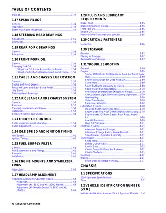 2008 Harley-Davidson Sportster Models Service Manual Preview image 5