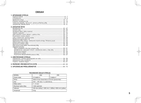 Complete Guide for Model 056/055 Sewing Machine: User Manual & Service Guide Preview image 5