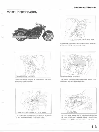 1998-2002 Honda VT1100c3 Shadow Aero service manual Preview image 4