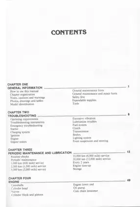 1977-1983 Suzuki GS400, GS450 Twins manual Preview image 5