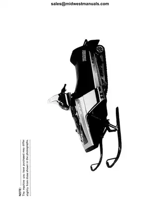 Yamaha Phazer 480 Series Snowmobile Service Manual (1984-1999) Preview image 2