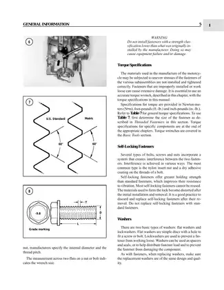 Harley-Davidson FLST & FXST Softail Series Service Manual (Twin Cam Engines) Preview image 5