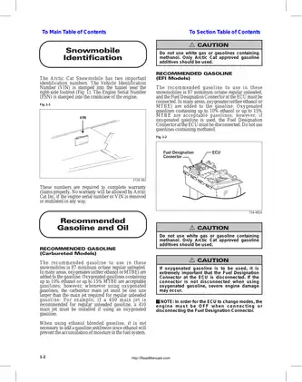 2001 Arctic Cat snowmobile all models service manual Preview image 3