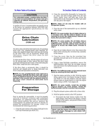 2001 Arctic Cat snowmobile all models service manual Preview image 5