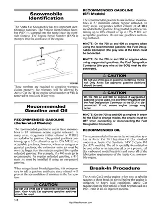 2006 Arctic Cat 2-stroke, 4-stroke snowmobile - all models -  service manual Preview image 3