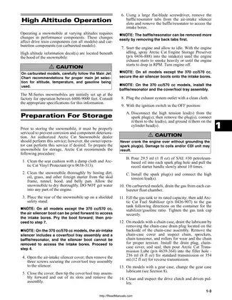 2007 Arctic Cat Bearcat, Crossfire, F5, F6, F8, F1000, LXR, M6, M8, M1000, Panther, Z 370, M570, Z 370, Z 570 snowmobile service manual Preview image 4