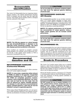 2008 Arctic Cat 2Stroke Snowmobiles Service Manual Preview image 3