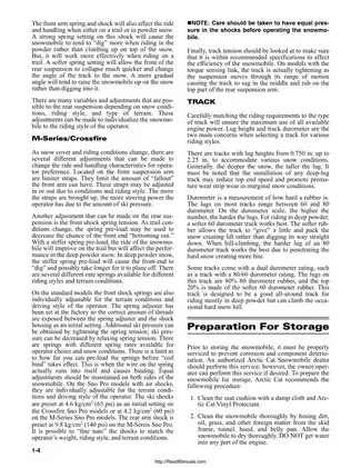 2008 Arctic Cat 2Stroke Snowmobiles Service Manual Preview image 5