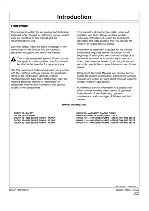 John Deere CTM7 Component Technical Manual for Piston Pumps Preview image 2