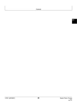 John Deere CTM7 Component Technical Manual for Radial Piston Pumps Preview image 5