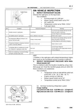 1997-2001 Lexus ES 300 Air Conditioning System manual Preview image 3