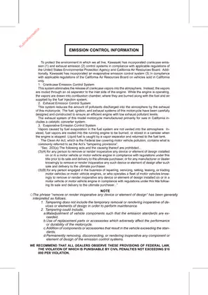 Kawasaki Ninja 250R 2008-2009 Service Manual - Comprehensive Maintenance Guide Preview image 4