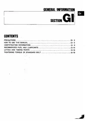 1986 Nissan 200SX, 812 series service manual Preview image 3