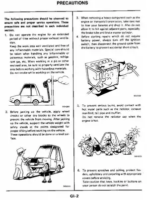 1986 Nissan 200SX, 812 series service manual Preview image 4