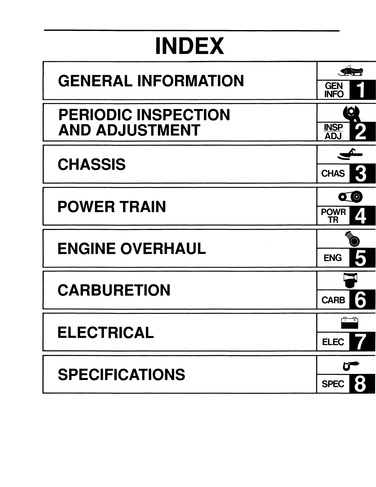 Comprehensive Vehicle Service Manual for ET410TR 2-Stroke Engine Preview image 2