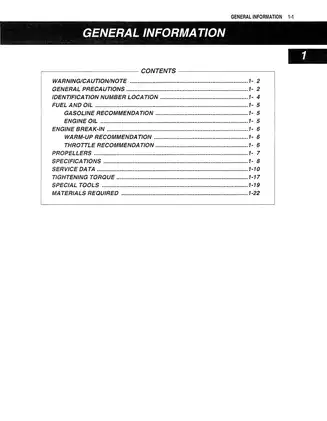 2003-2011 Suzuki DF9.9, DF15, 9.9hp, 15hp outboard engine service manual Preview image 5