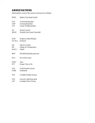 2006-2010 Suzuki DF150, DF175, 150 hp, 175 hp outboard service manual Preview image 4