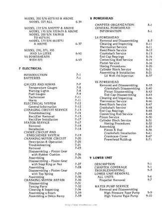 Outboard Engine Service Manual for Models 1965-2023 Preview image 3