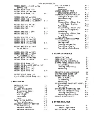 Comprehensive Engine Manual for Mercury Outboard Motors (1965-2005) Preview image 4