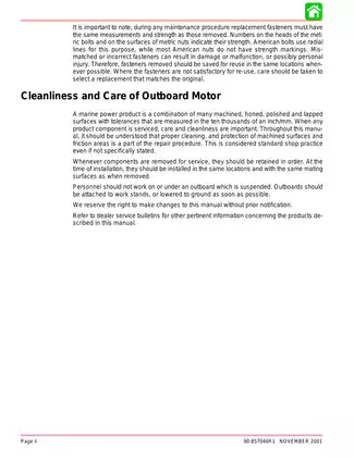 Mercury 30/40 Outboard Service Manual (1999-Present) Preview image 3