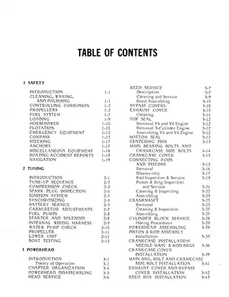 Comprehensive Outboard Engine Service Manual (1972-1991) Preview image 2