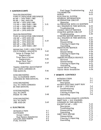 Johnson Evinrude service manual: 1973-1991, 60-235 hp Preview image 4