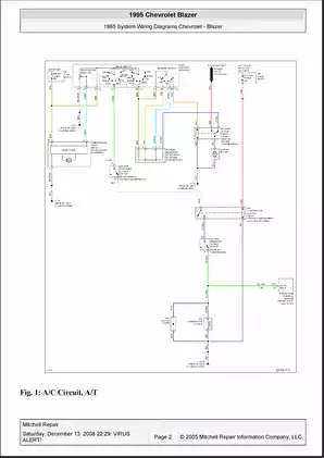 1995-2005 GMC Jimmy Air Conditioning manual Preview image 2