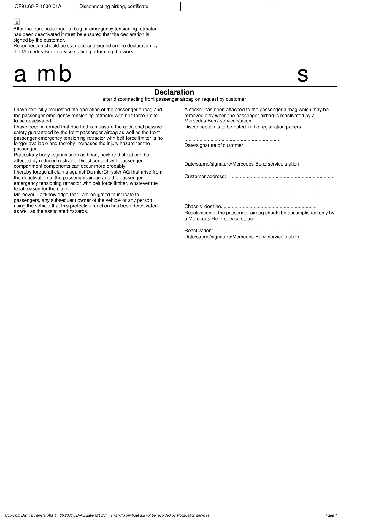 1998-2005 Mercedes ML 320 shop manual Preview image 2