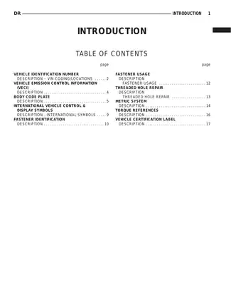 Comprehensive Digital Service Manual for Dodge RAM 1500 (2015 and newer) Preview image 2