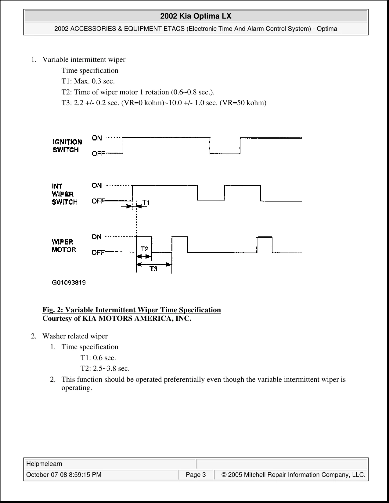 2000-2005 Kia Optima factory service manual Preview image 5