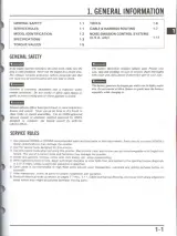 1988–2001 Honda SA50, SA50P Elite 50 Scooter Service Manual (P/N 61EK300) – preview page 3