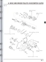 1988–2001 Honda SA50, SA50P Elite 50 Scooter Service Manual (P/N 61EK300) – preview page 7