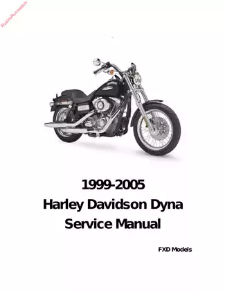1999-2005 Harley Davidson FXD Dyna service manual Preview image 1