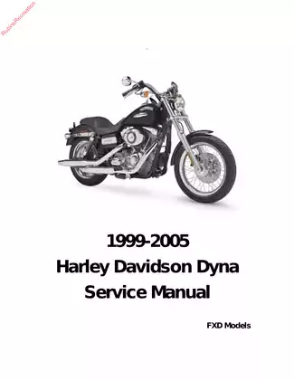 Harley Davidson Dyna Service Manual (1999-2005) - Complete Repair Guide