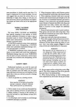 Harley-Davidson Dyna Glide Service Manual (1991-1998) - Comprehensive Repair & Maintenance Guide Preview image 2