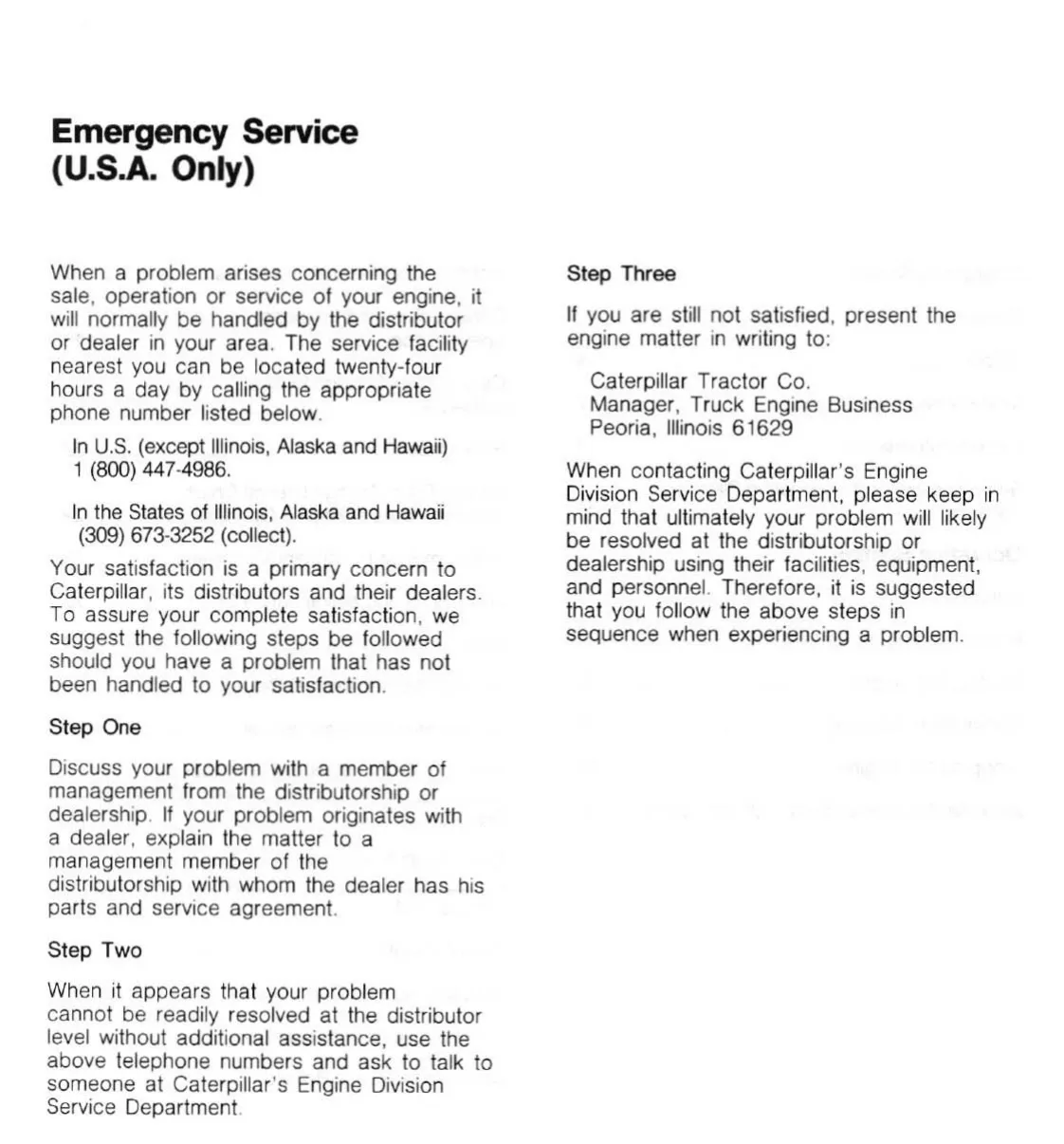 Caterpillar 3208 (V8 Diesel Engine) truck repair manual Preview image 3