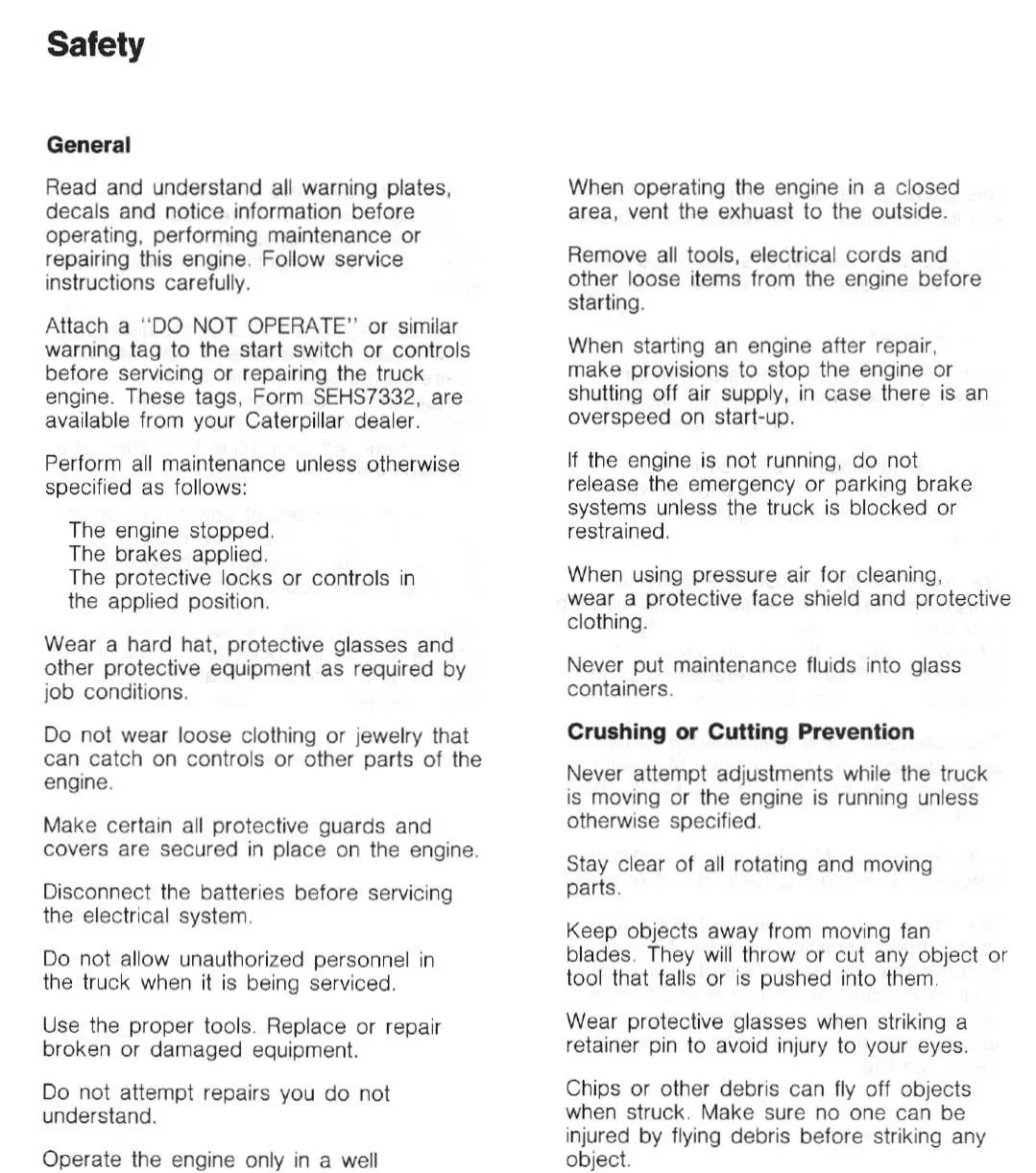 Caterpillar 3208 (V8 Diesel Engine) truck repair manual Preview image 5