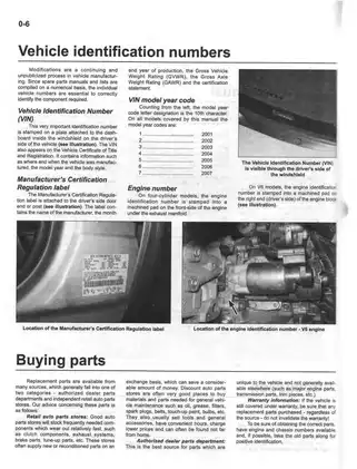 2001-2007 Ford Escape / Mazda Tribute repair manual Preview image 4